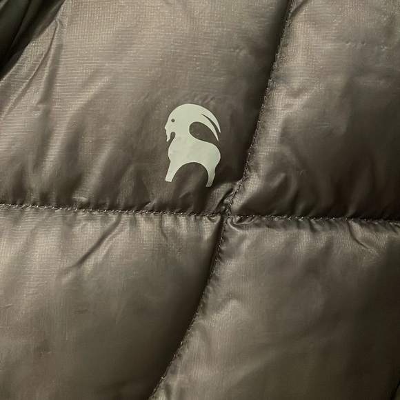 Backcountry grey 850 fill down jacket, size S - Picture 5 of 8